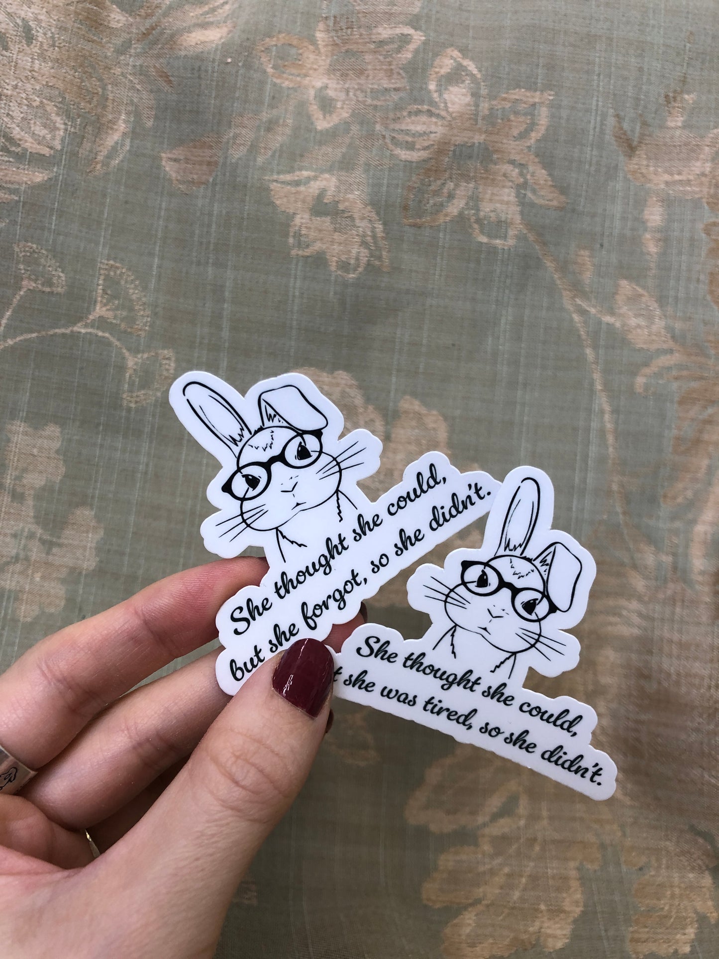 She Thought | Stickers