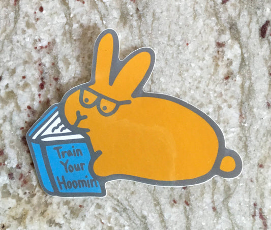 Train Your Hoomin | Waterproof Sticker