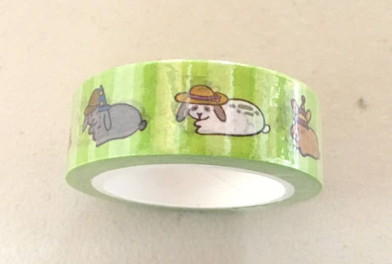 Bunnies with Hats | Washi Tape