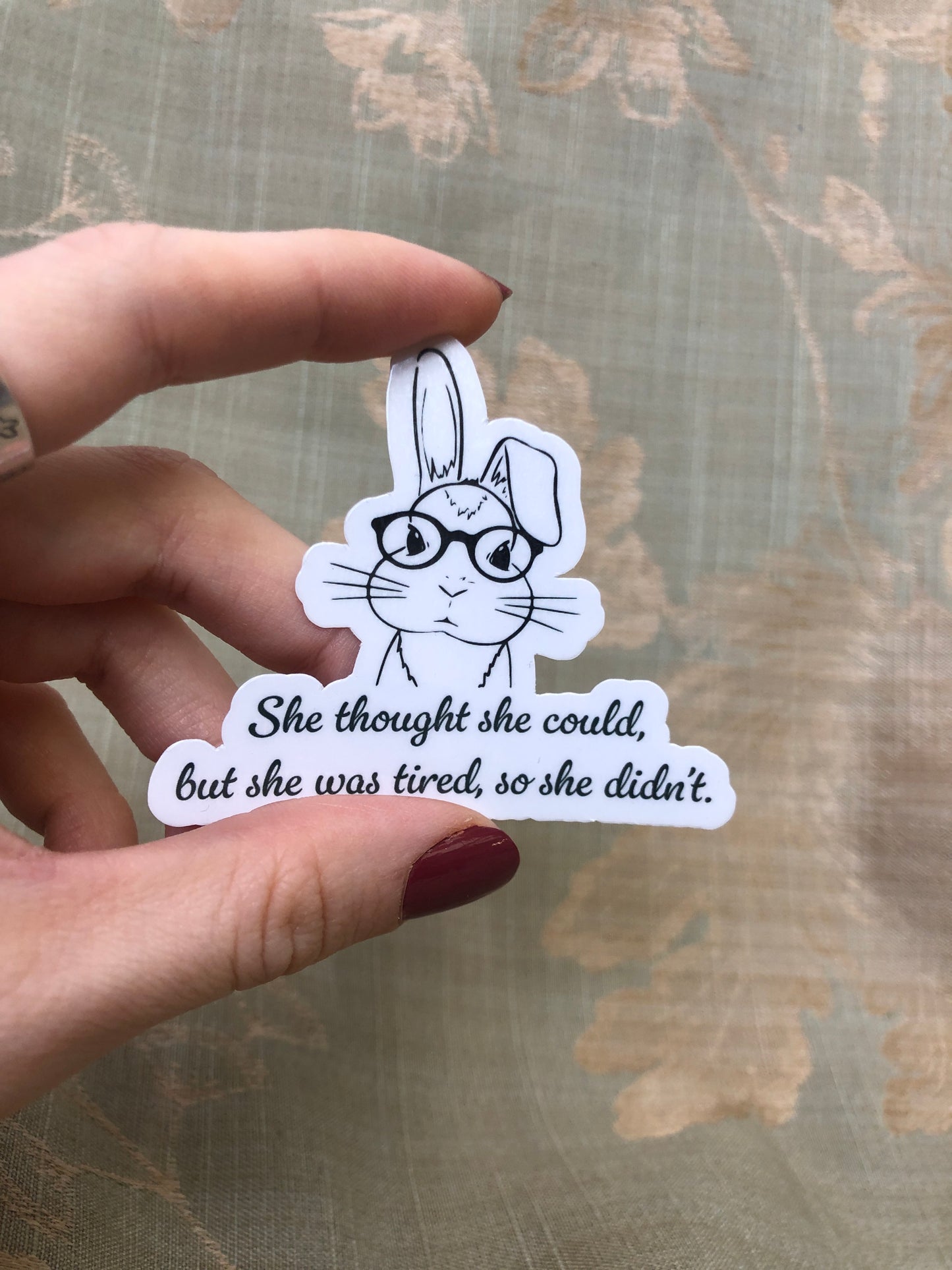 She Thought | Stickers