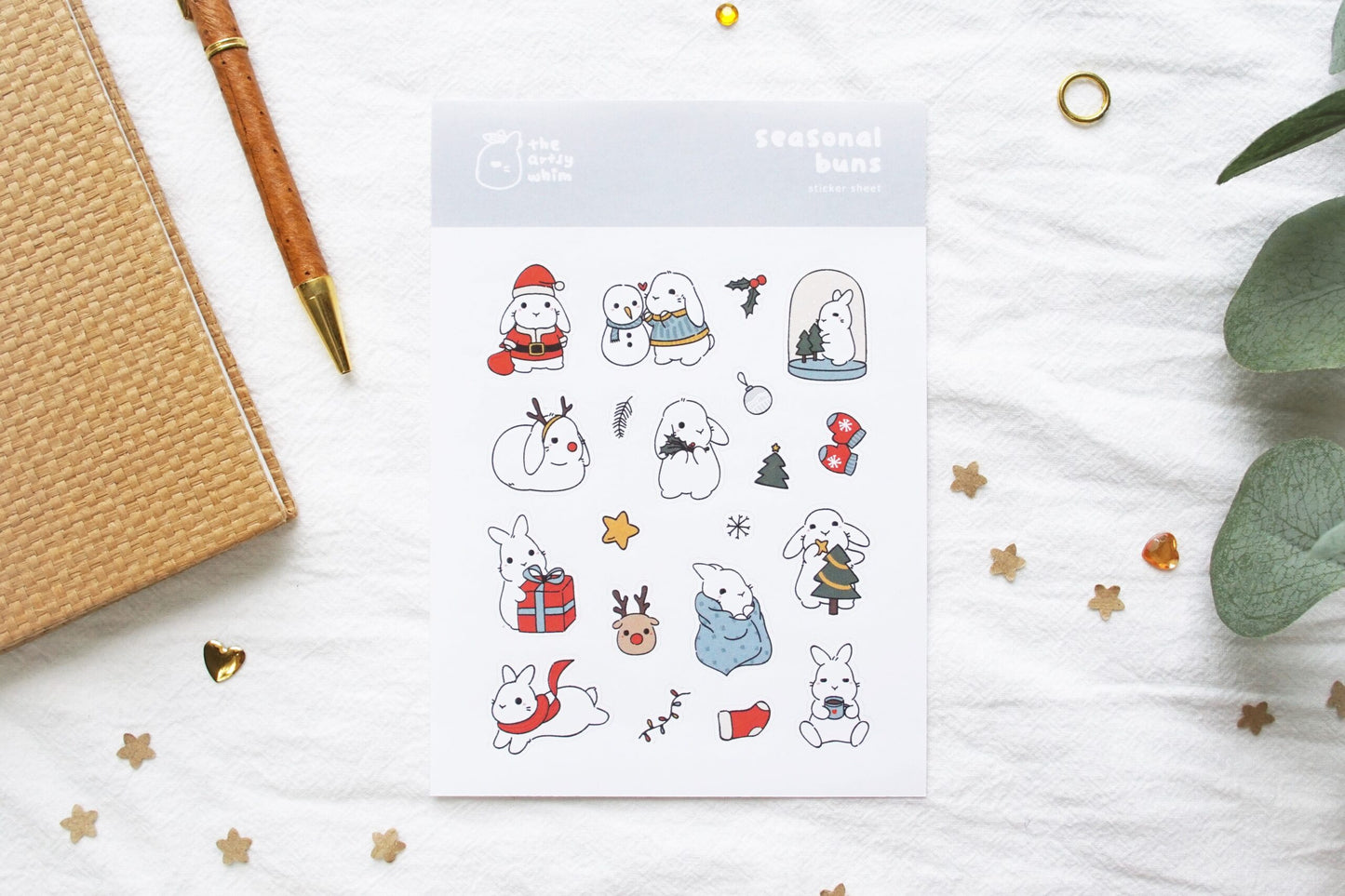 Seasonal Bunny Stickers