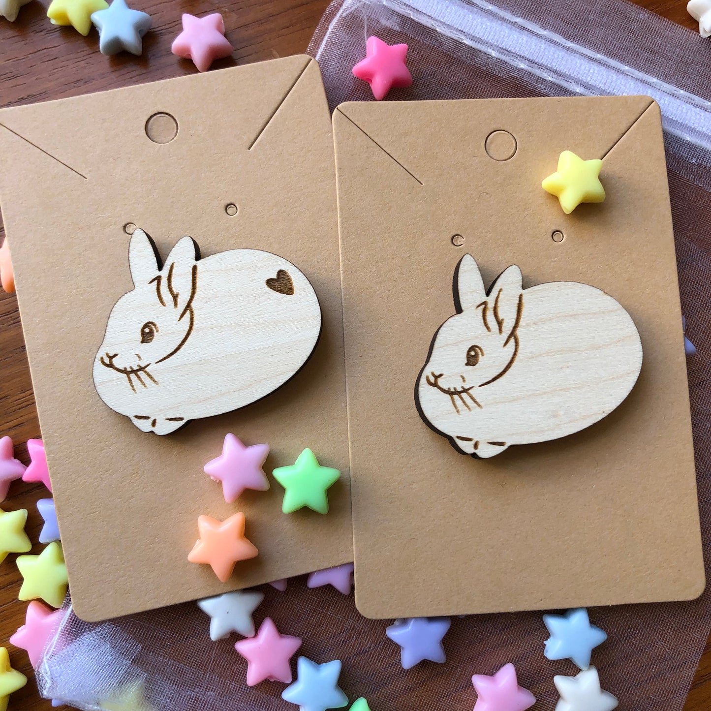 Loaf Bunny | Wooden Pin Badge