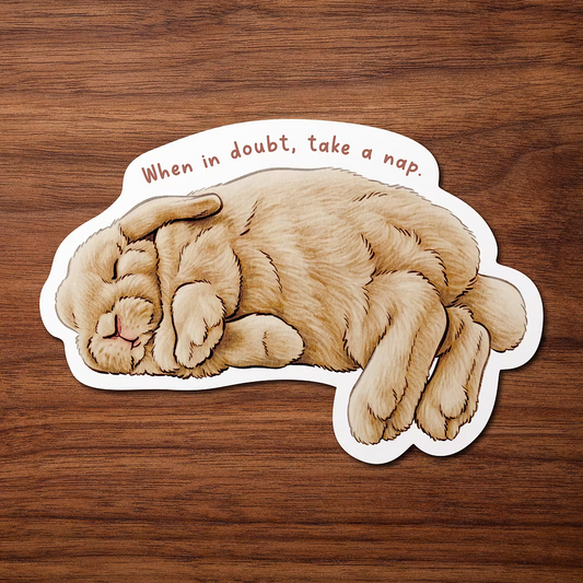 When in doubt nap | Sticker