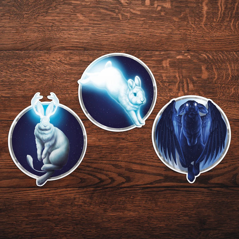 Night Bunnies Vinyl Sticker