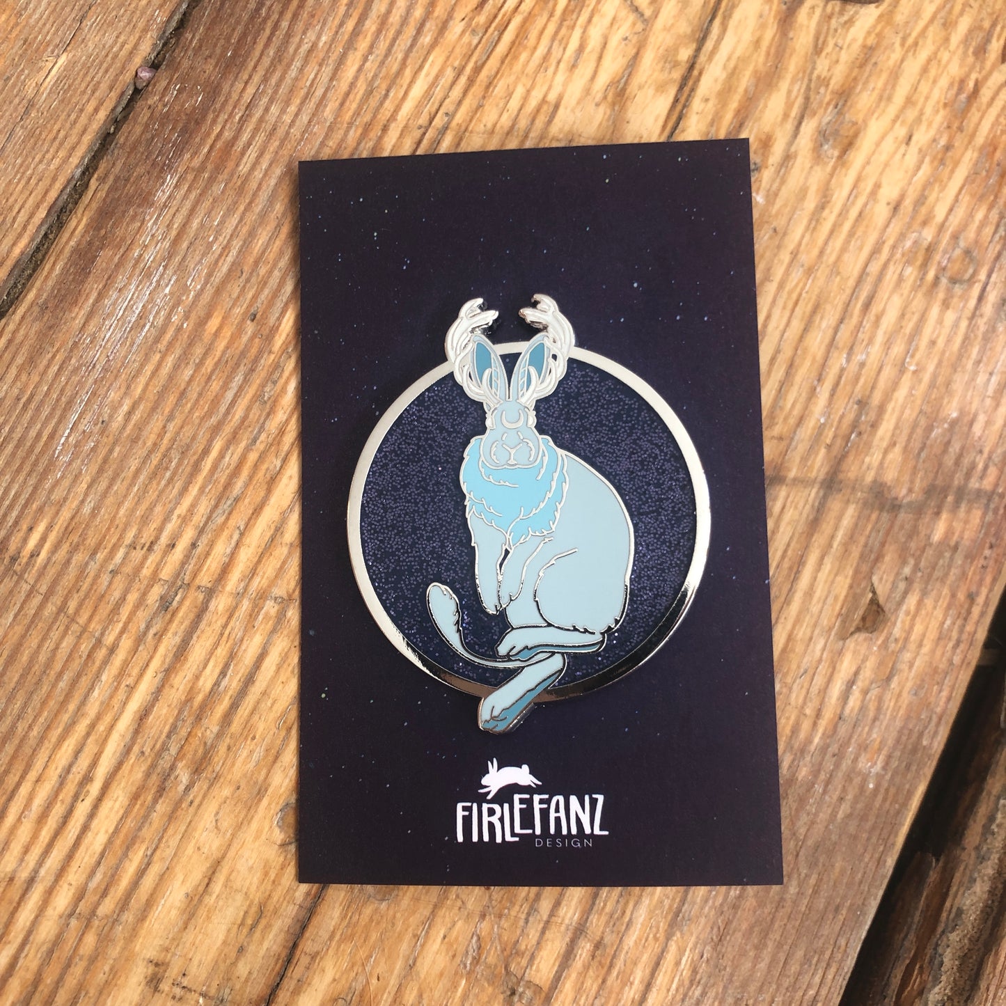 Night Bunny Pin
