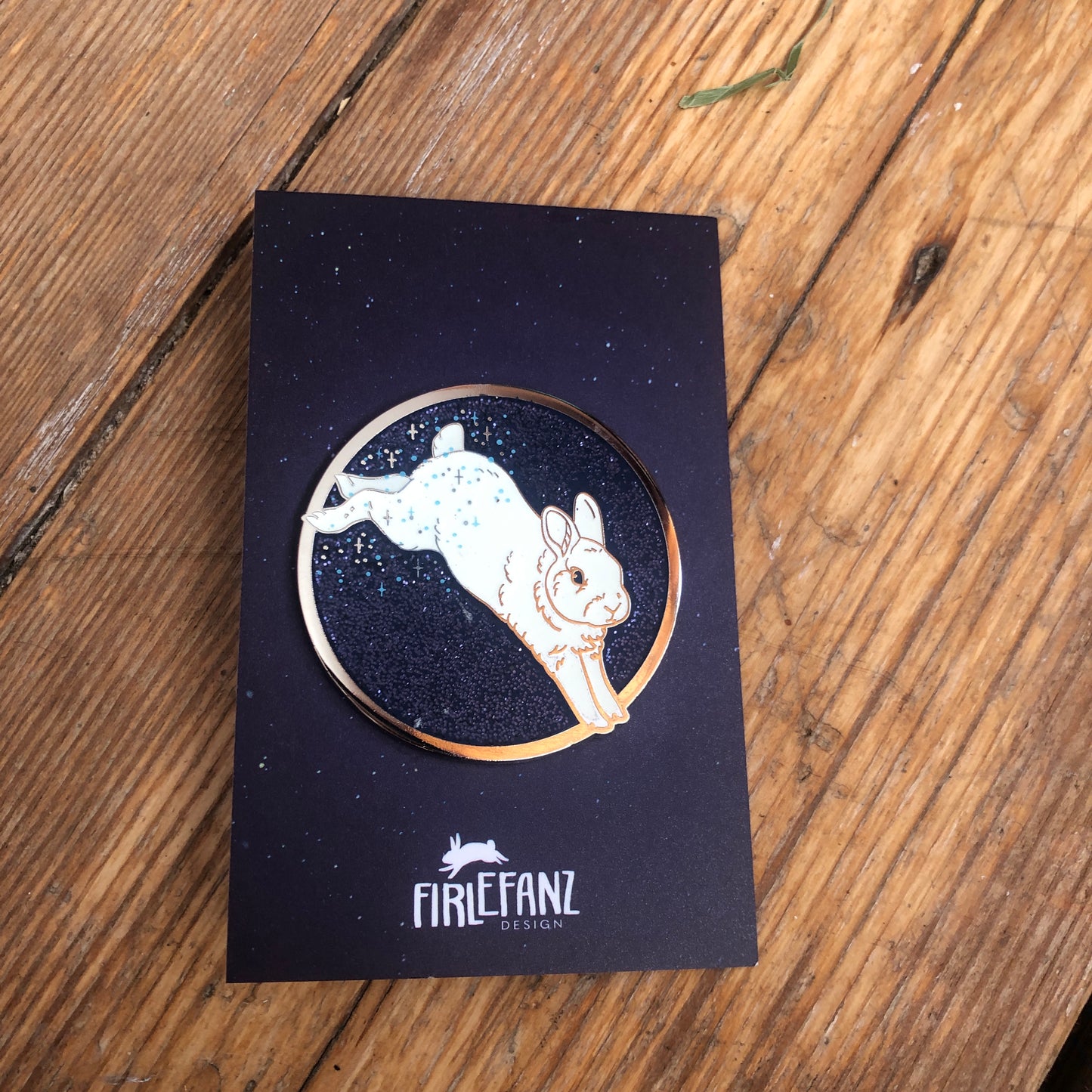 Night Bunny Pin