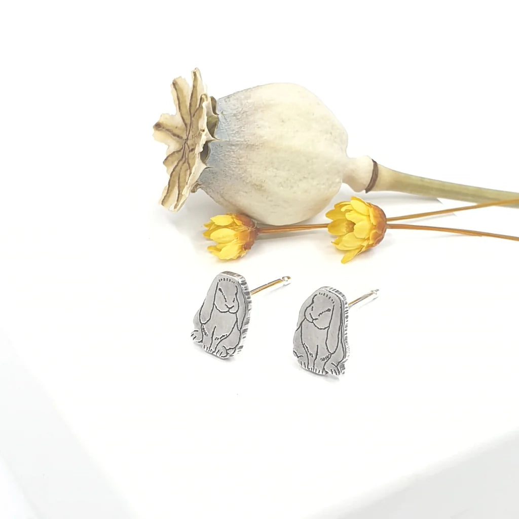 Merlin Lop Bunny Earrings