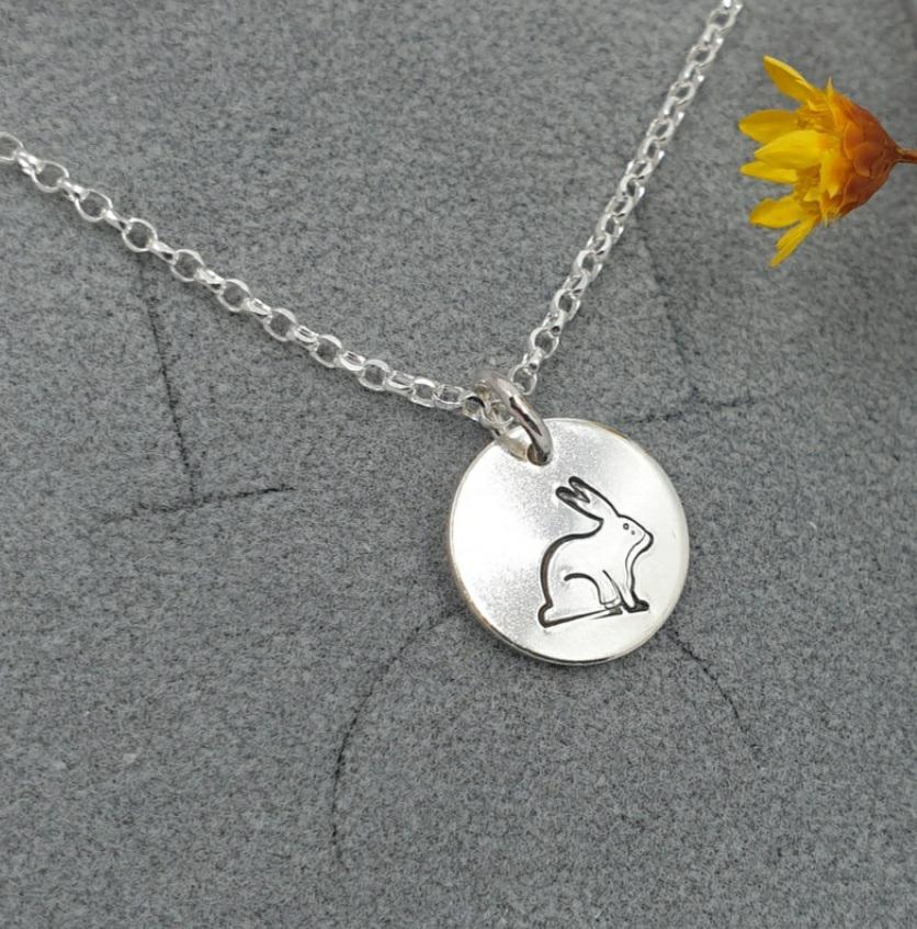 Heather Bunny Necklace