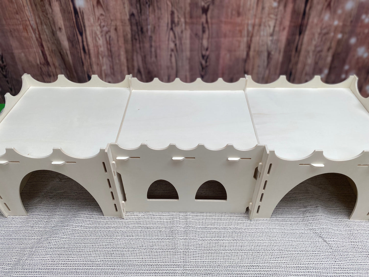 Low Rabbit Castle | Wooden Rabbit Castle