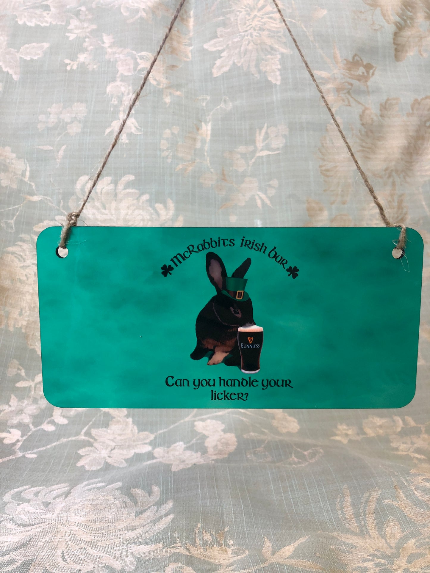 McRabbit's Irish Bar | Wooden Sign