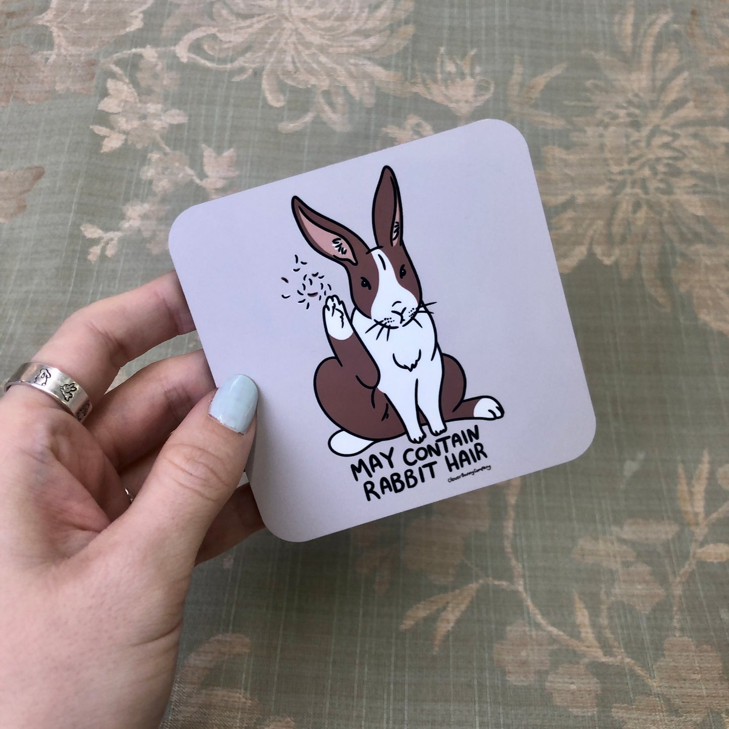 May Contain Rabbit Hair | Coaster