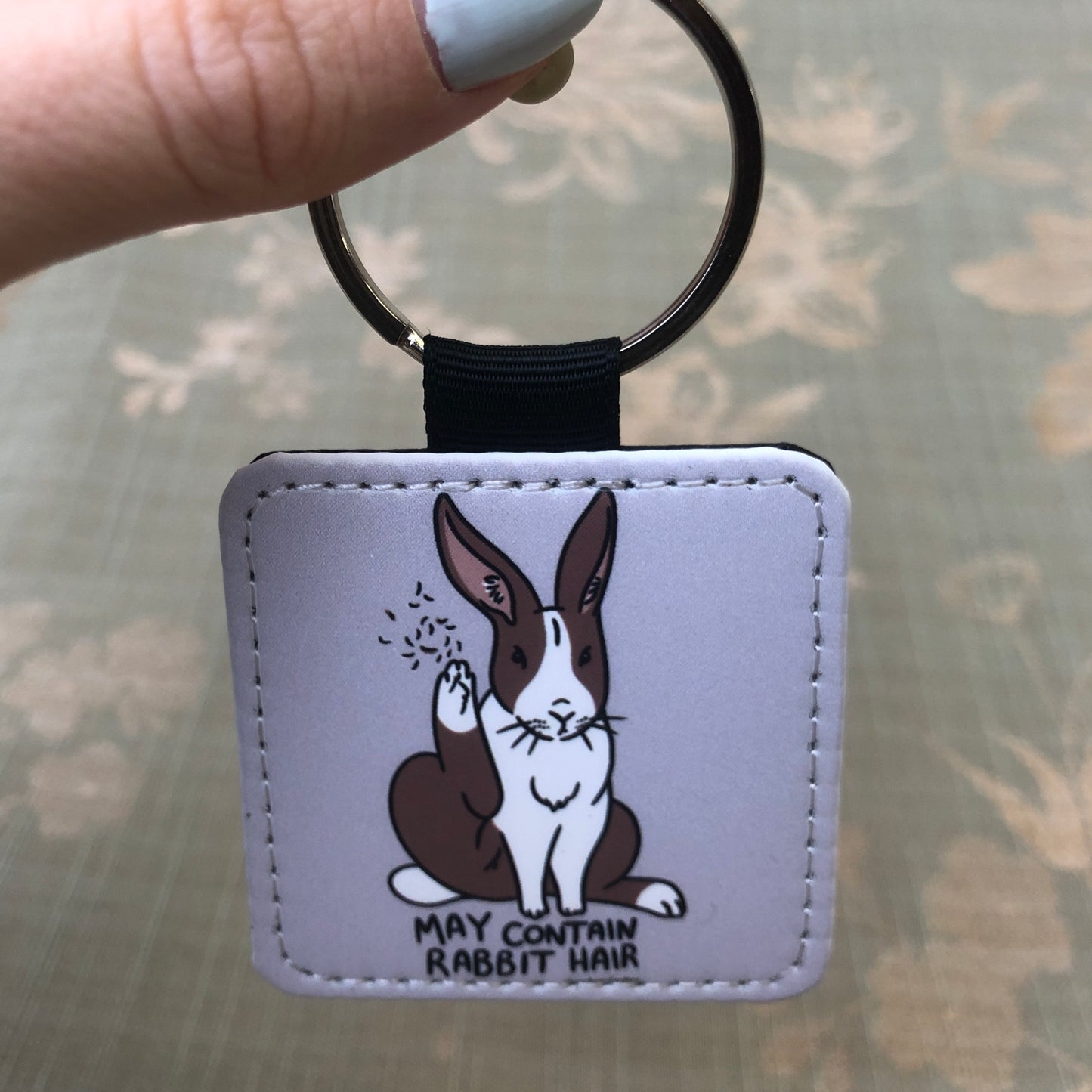 May Contain Rabbit Hair | Keyring