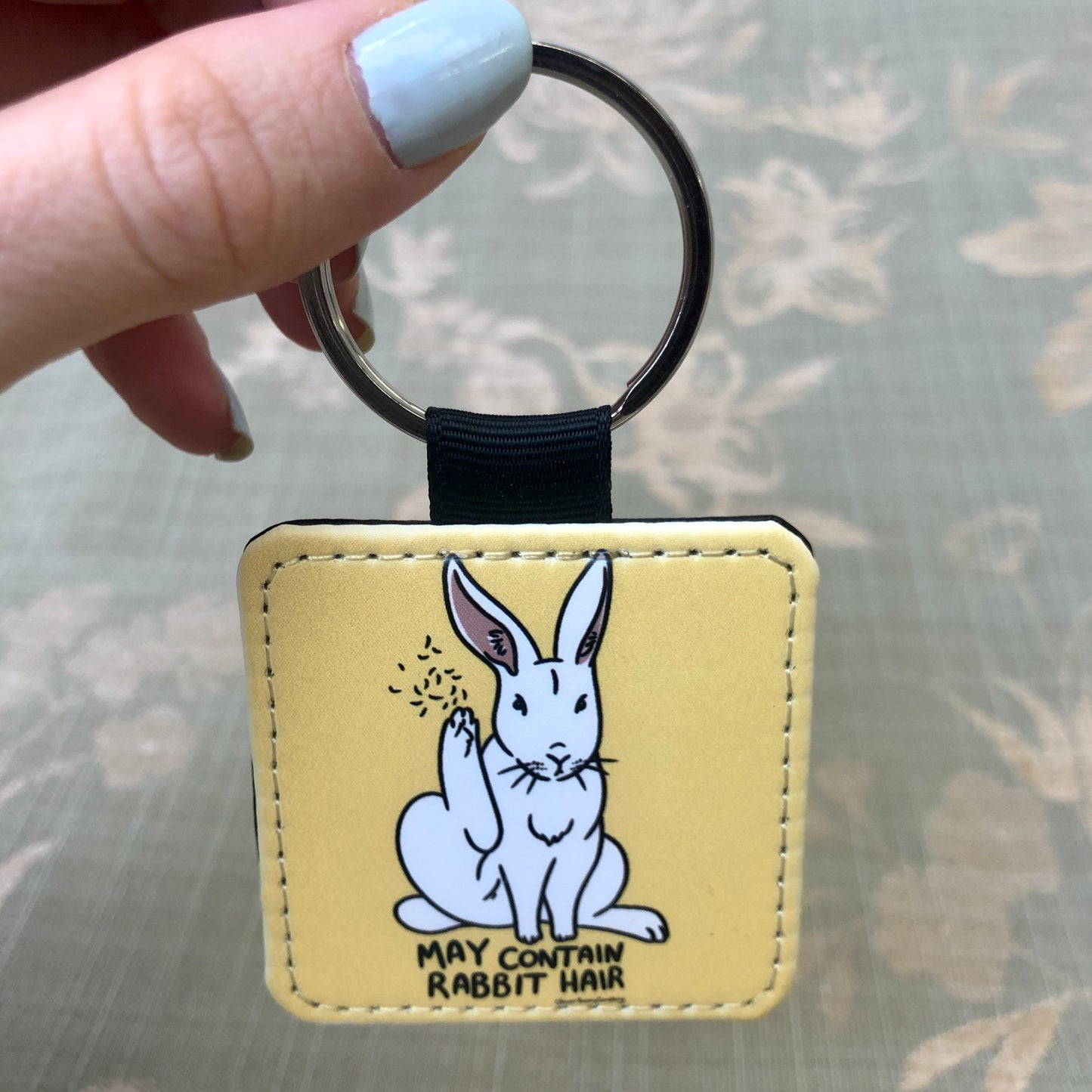 May Contain Rabbit Hair | Keyring