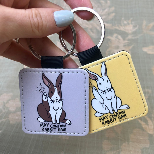 May Contain Rabbit Hair | Keyring