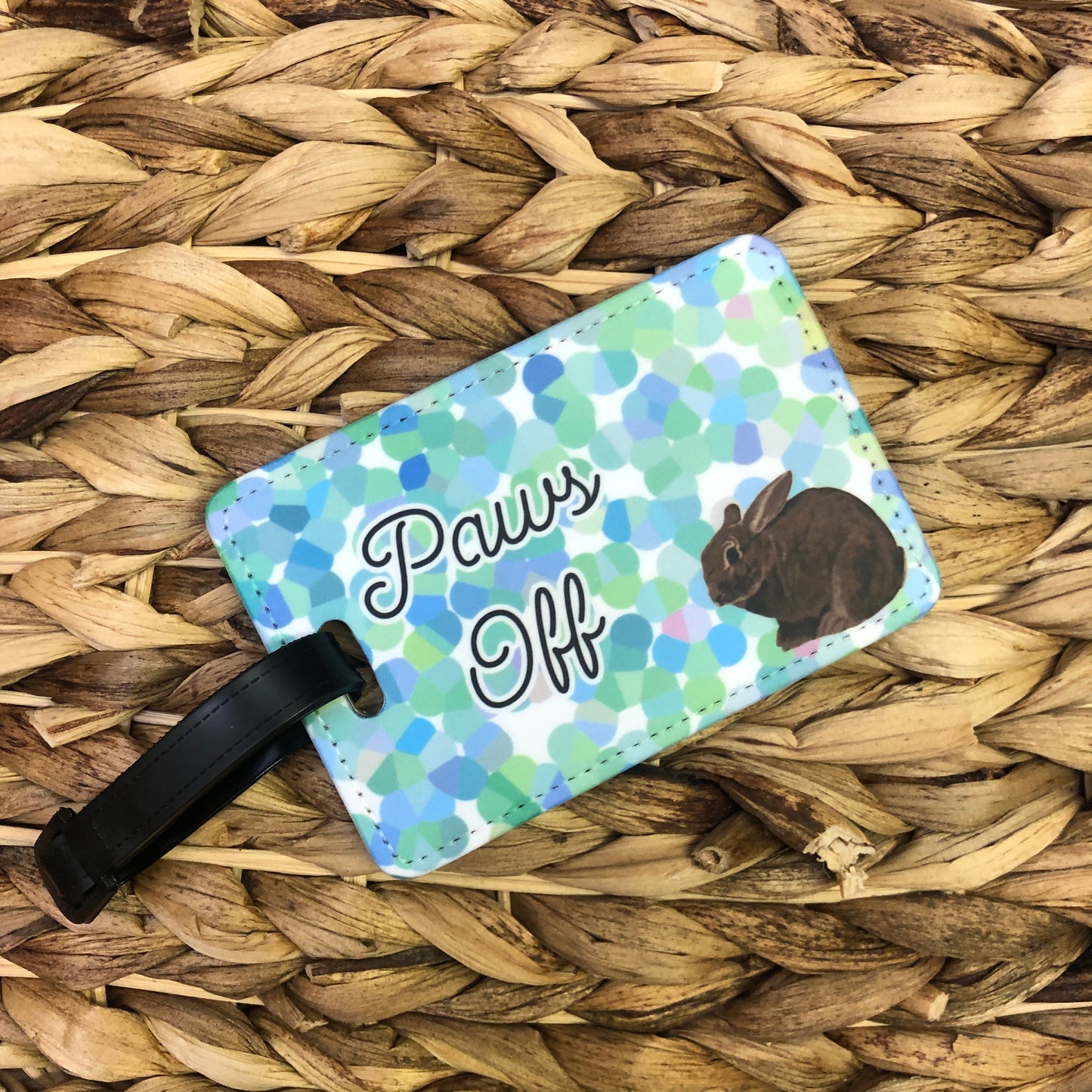 Paws Off Luggage Tag