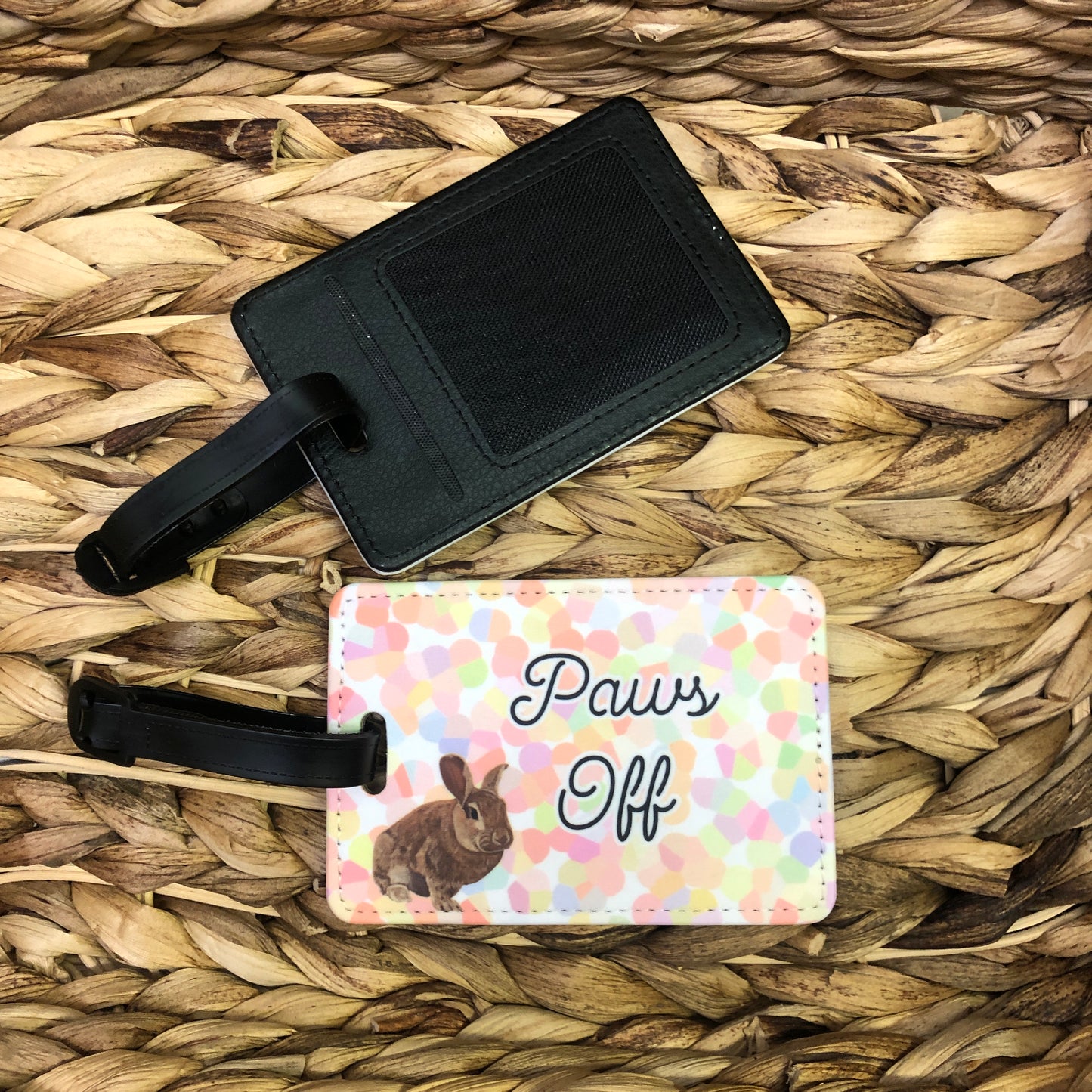 Paws Off Luggage Tag