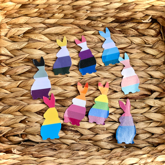 LGBTQ+ Bunny Stickers