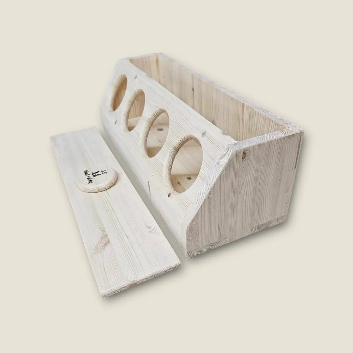 Pine Bunny Hay Feeder | One, Two or Four Holes