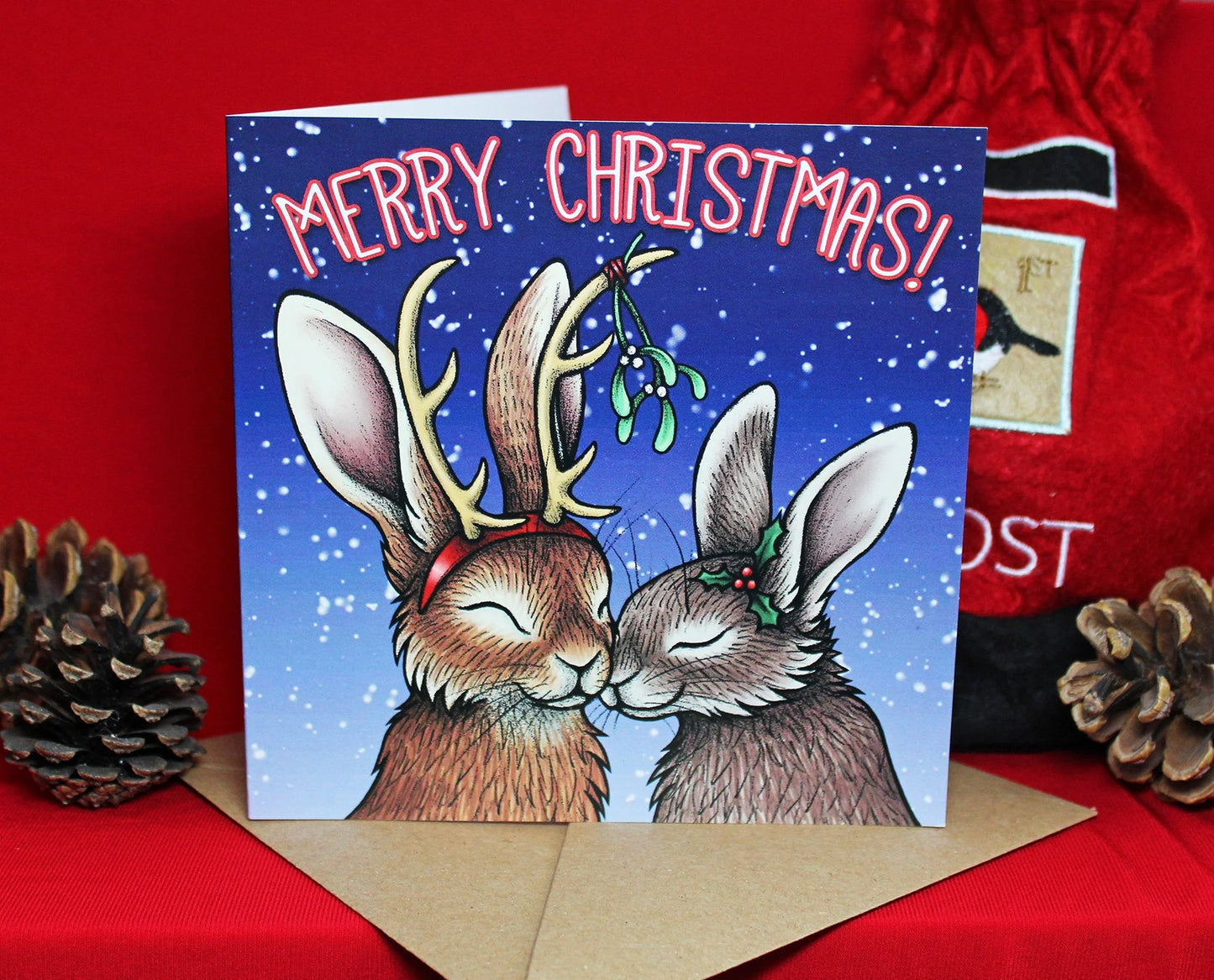 Christmas Bunny Cards