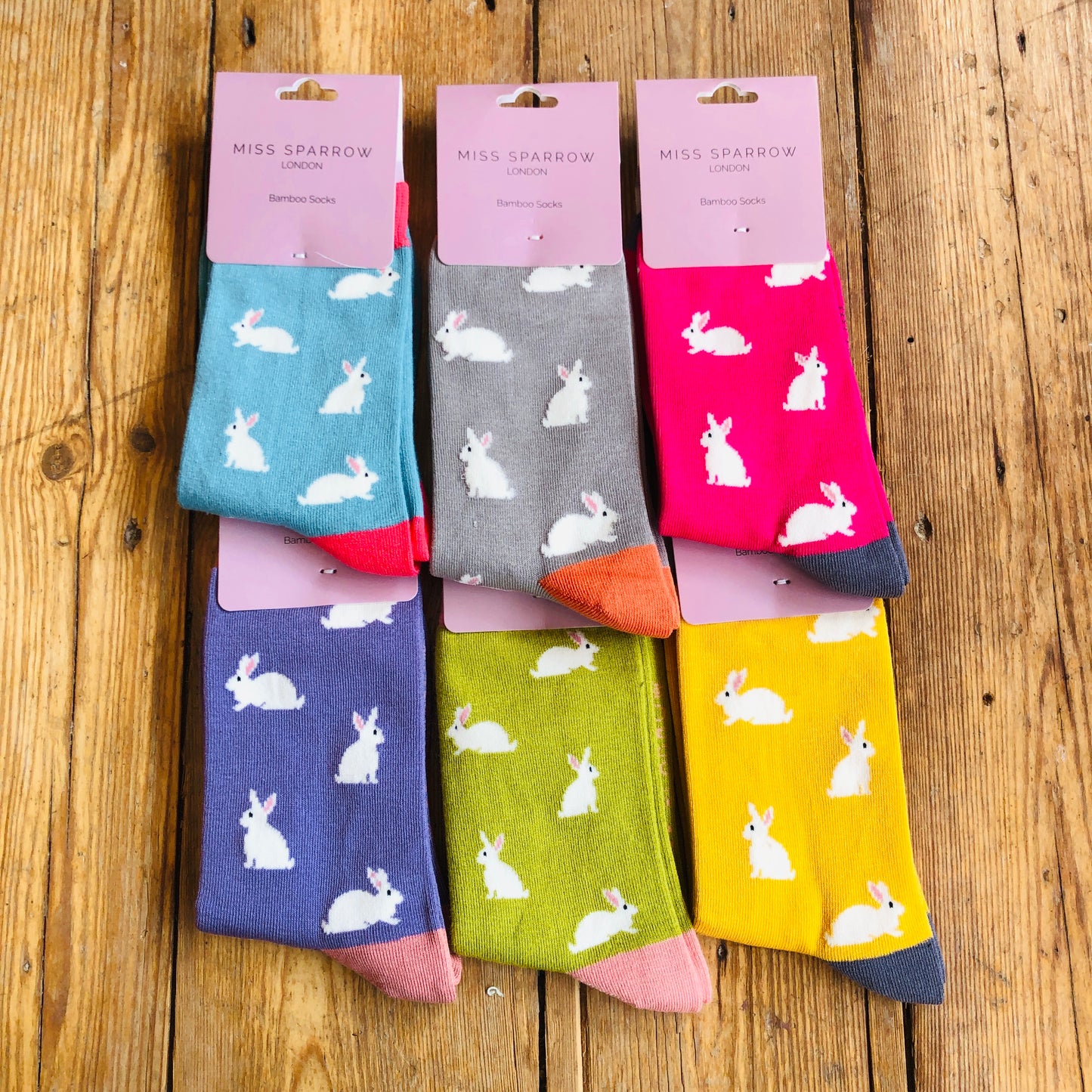 Bamboo Bunny Ankle Socks| Size 3-7
