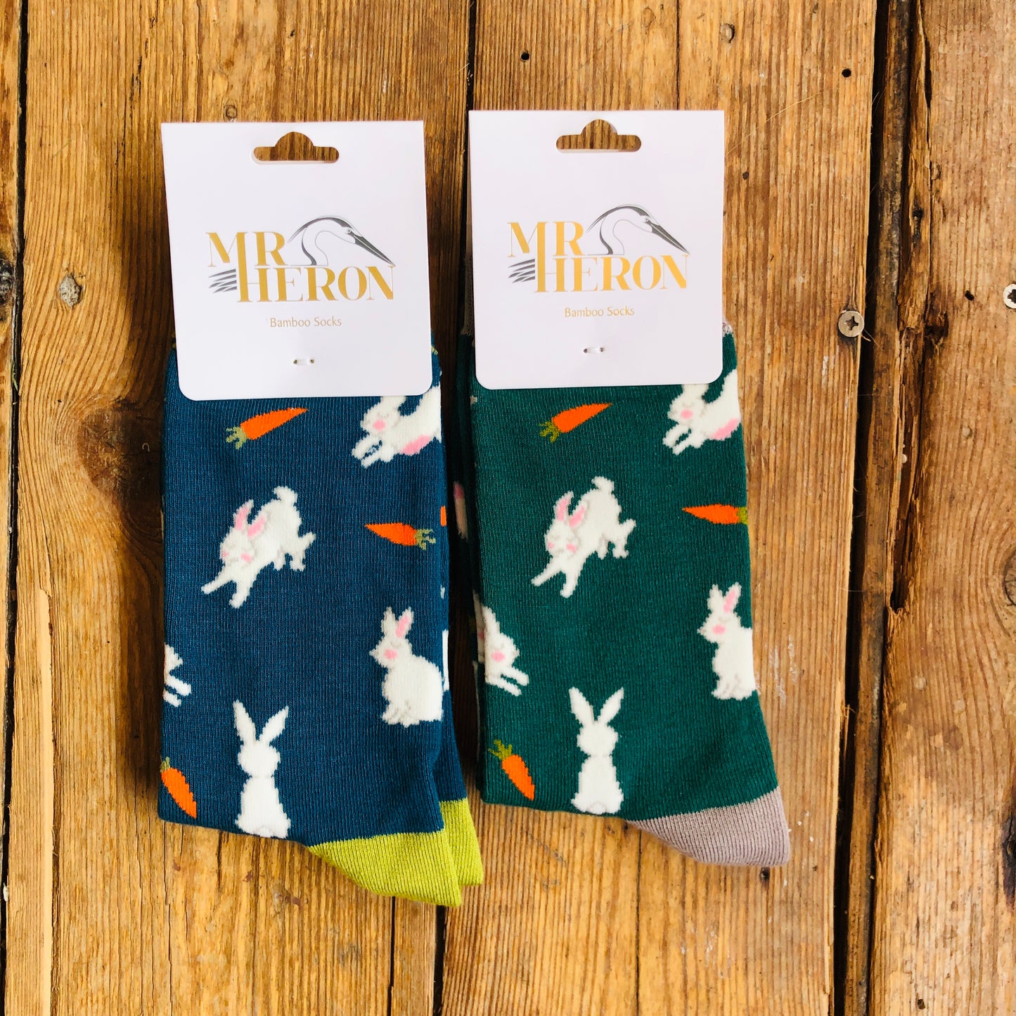 Bamboo Bunny and Carrot Ankle Socks | Size 7-11