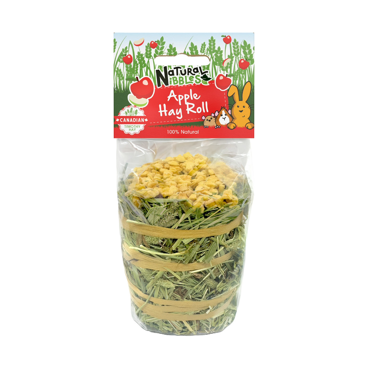 Timothy Hay Rolls | Marigold, Cornflower, Apple, Carrot