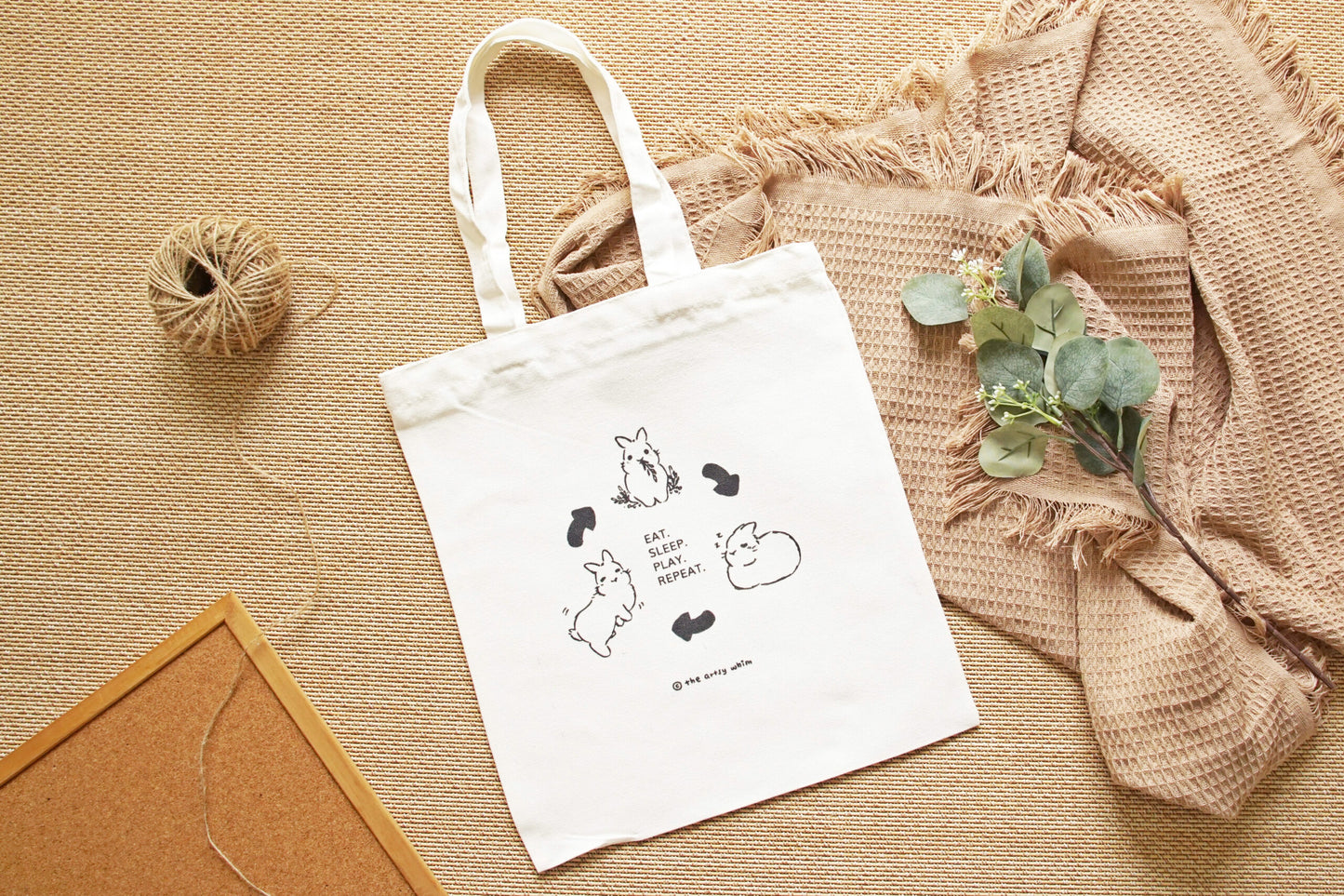 Eat Sleep Play Repeat Tote