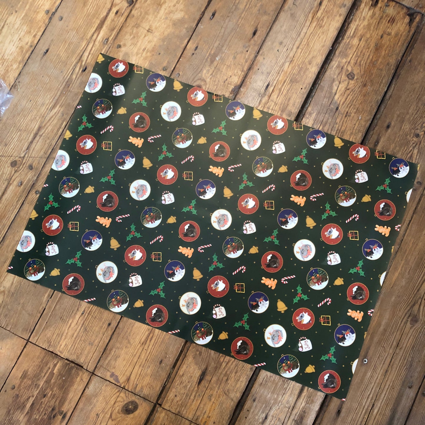 Festive Buns Wrapping Paper