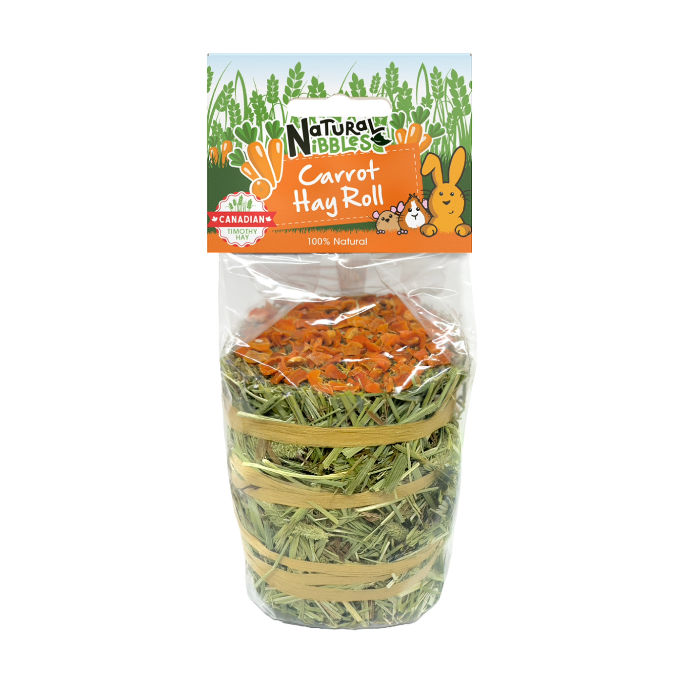 Timothy Hay Rolls | Marigold, Cornflower, Apple, Carrot