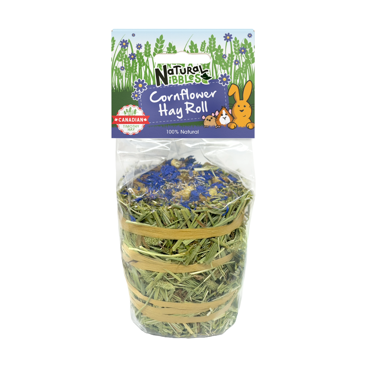 Timothy Hay Rolls | Marigold, Cornflower, Apple, Carrot