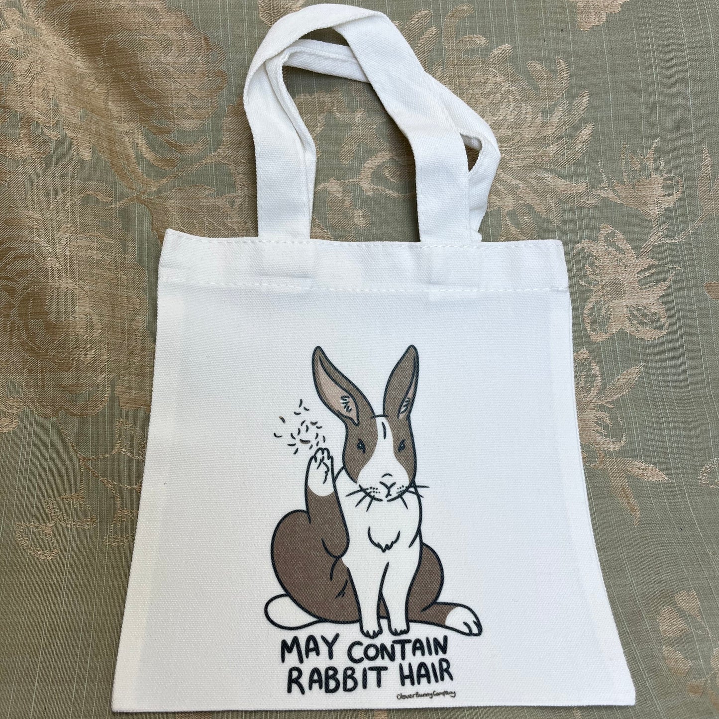 May Contain Rabbit Hair | Mini Tote Bag