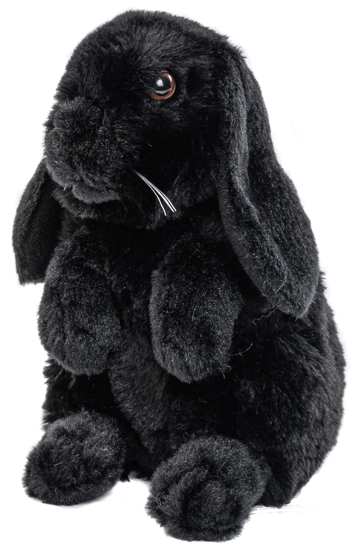 Uni-Toys | Black Lop Standing Rabbit | Soft Toy