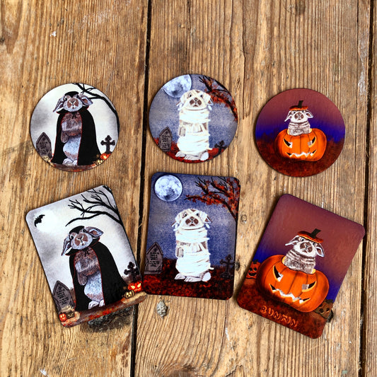 Halloween Bunny Magnet