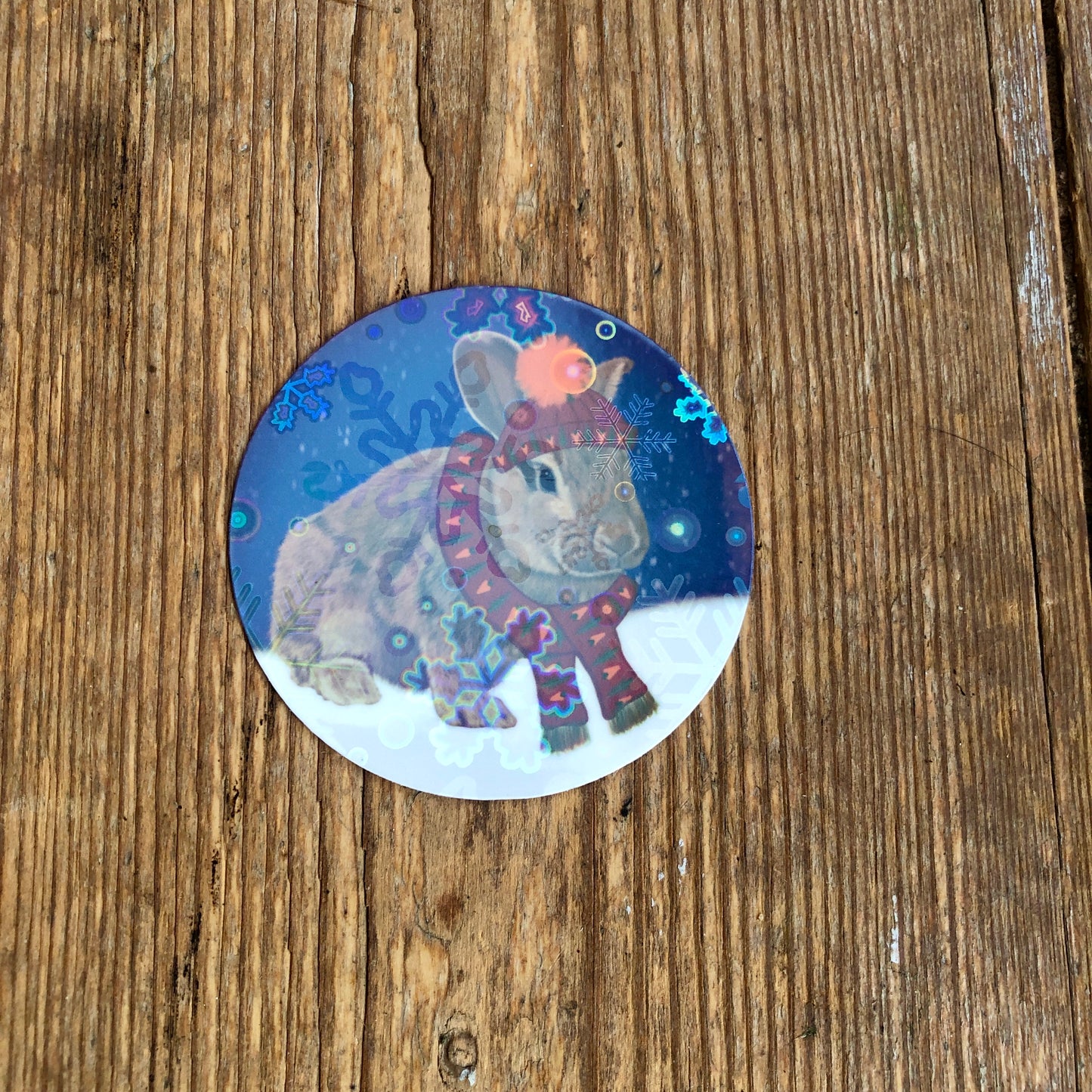 Snow Day Rabbit Stickers