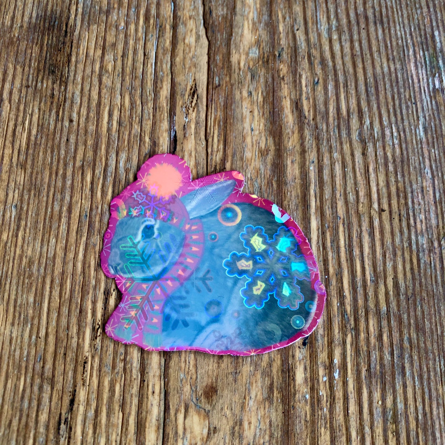 Snow Day Rabbit Stickers