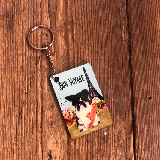 Bun Voyage Key Ring