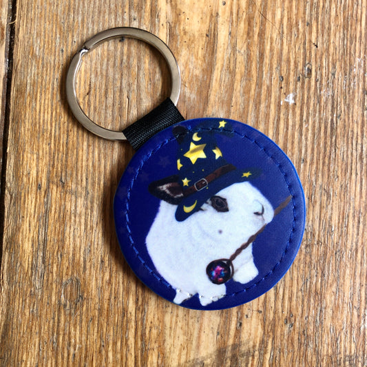 Wizard Rabbit Keyring