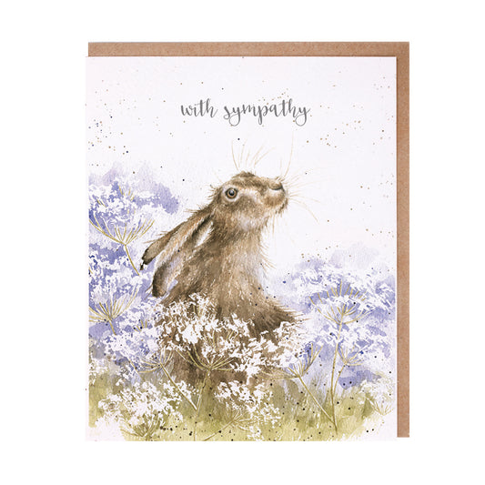 With Sympathy, Hare for you | Greeting Card