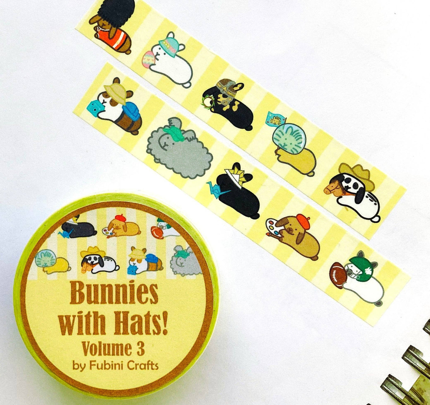 Bunnies with Hats Volume 3 | Washi Tape
