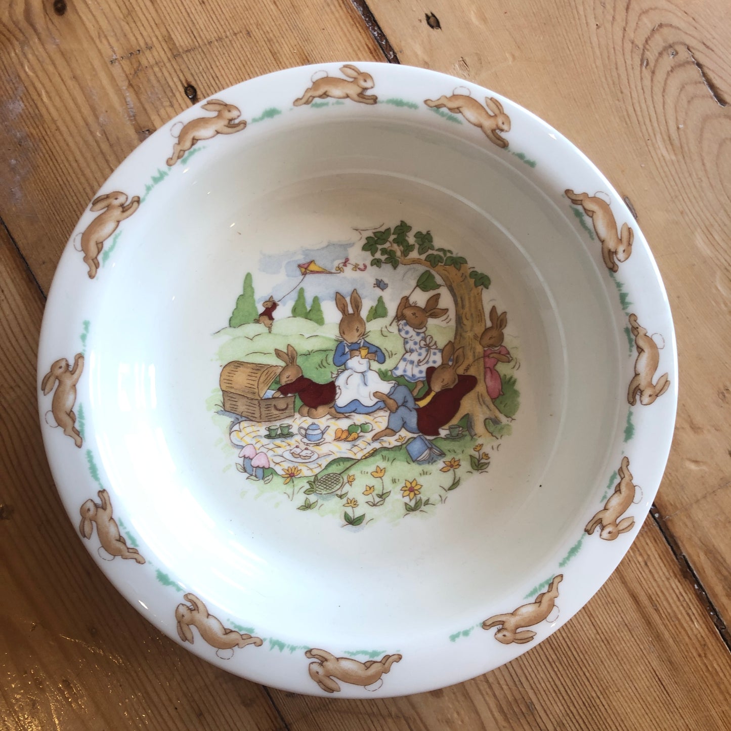 Royal Doulton Bunnykins - Picnic - Bowl - 1936