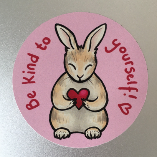 Be Kind Bunny Sticker | Pack of 5 Stickers