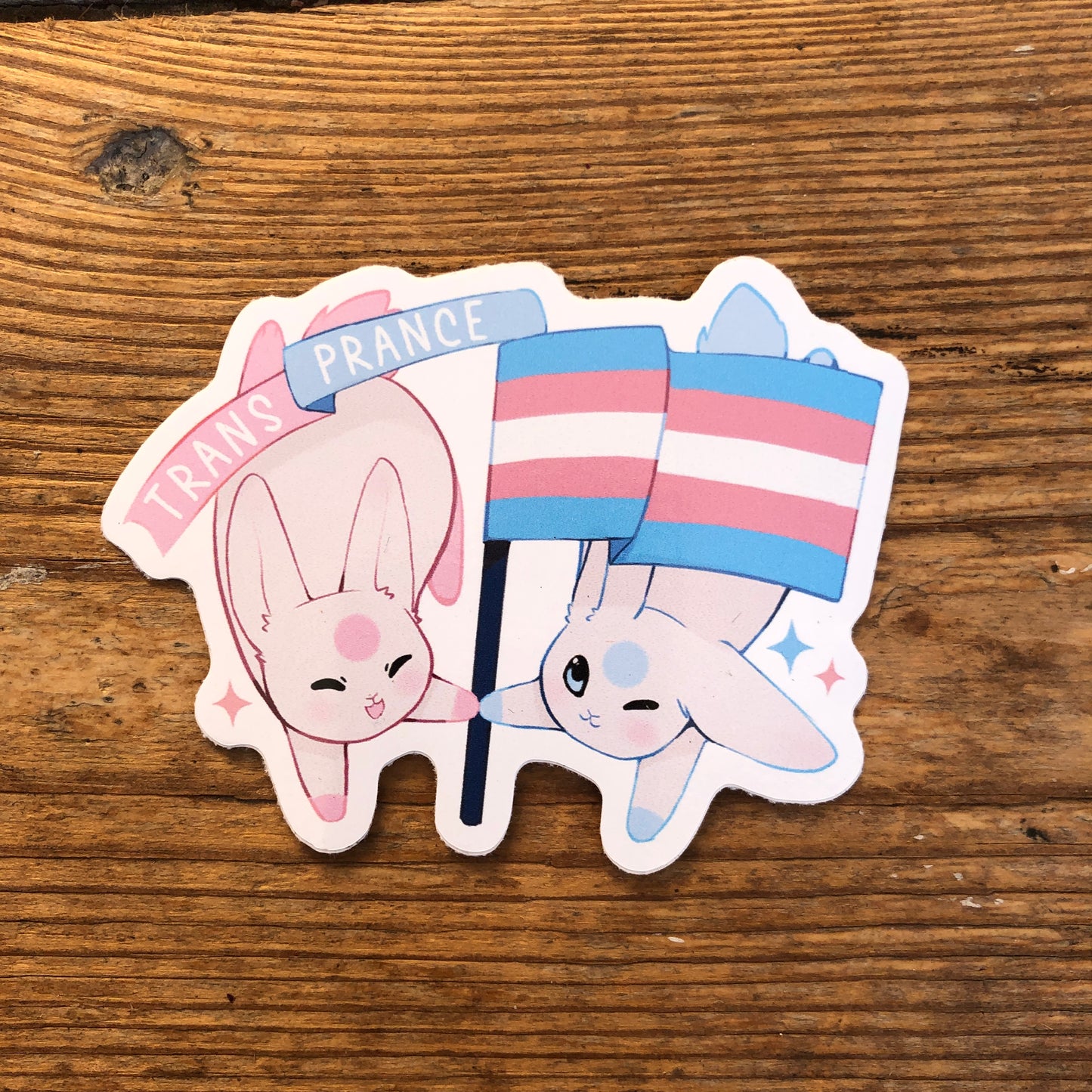 LGBTQ+ Pride Bunnies Stickers