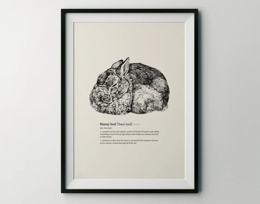 Bunny Loaf | Art Print and Postcard