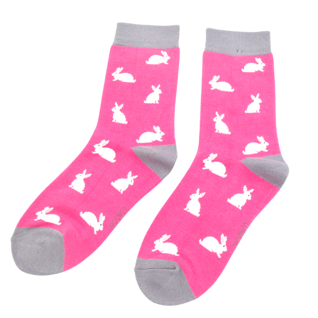 Bamboo Bunny Ankle Socks| Size 3-7