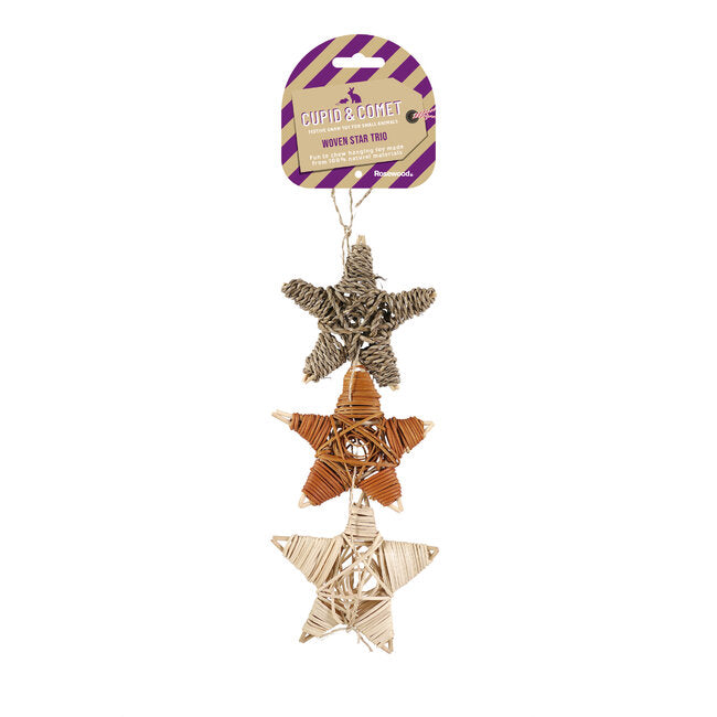Rosewood Christmas Woven Star Trio