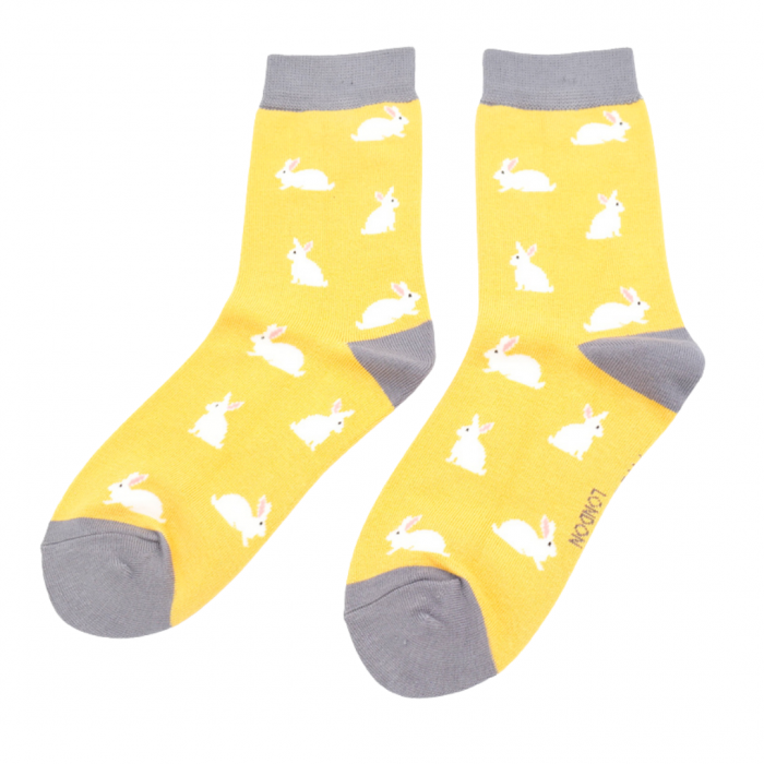 Bamboo Bunny Ankle Socks| Size 3-7