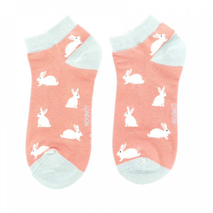 Bamboo Bunny Trainer Socks | Size 3-7