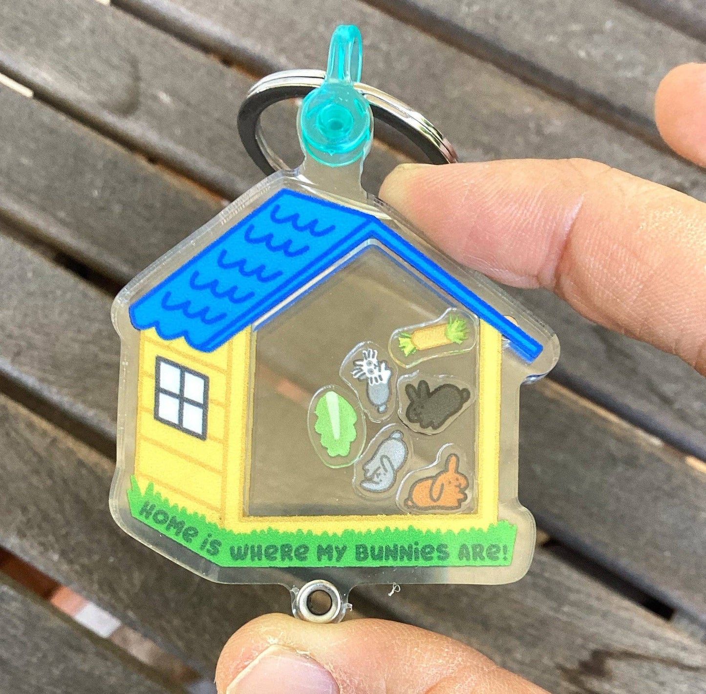 Bunny Shaker Acrylic | Keychain