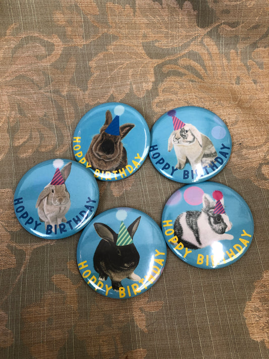 Hoppy Birthday | Badges