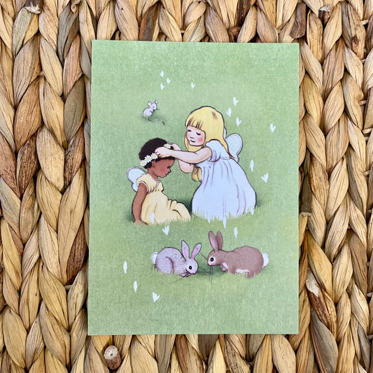 Daisy Chain Friends | Postcard and Artprint